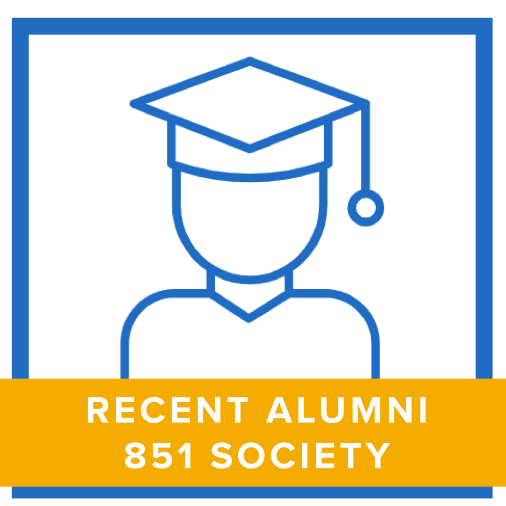 Recent Alumni 851 Society
