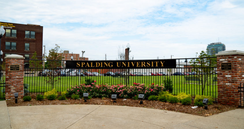 Entrance Sign to Spalding University